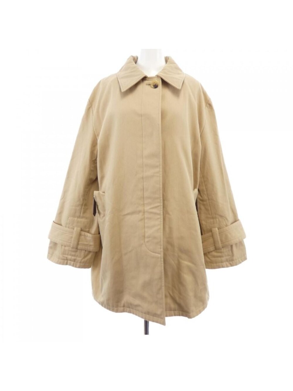 Louis Vuitton Oversized Detail Gabardine Coat
